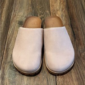 Madewell Layne Clog in Dusty Blush